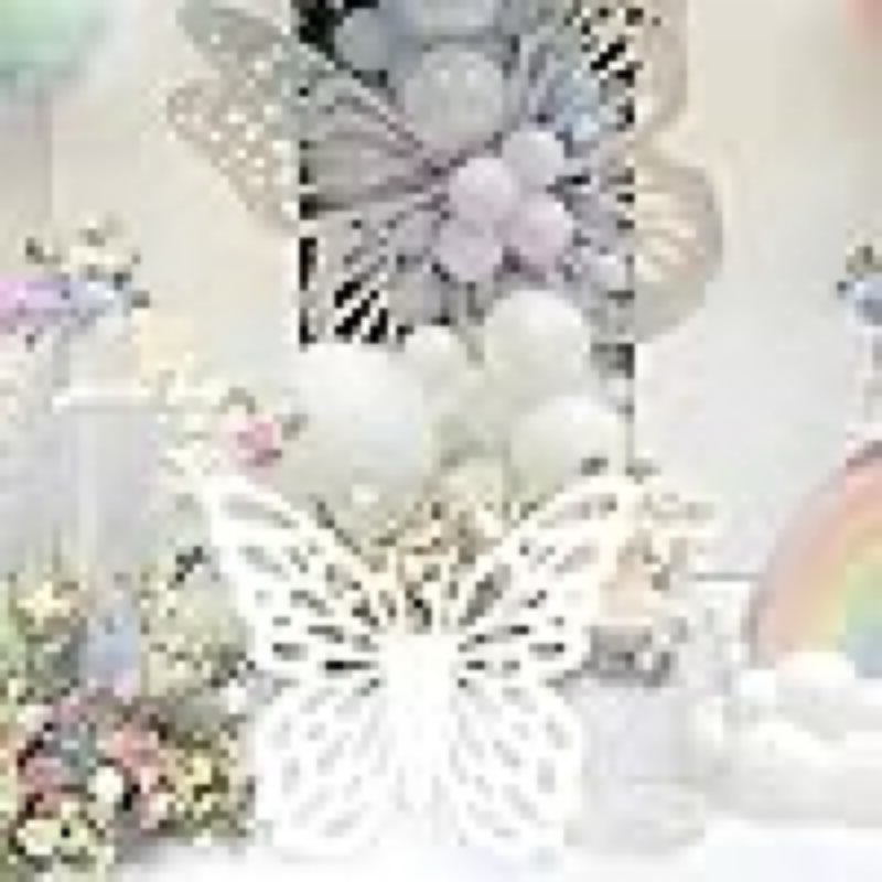 SIMILAR TO Wooden Butterfly Accessories – 3D Butterfly Shaped Slices for Crafts, Standing Wings, Backdrop Decoration for Birthday, Baby Shower, Wedding Party (White)
