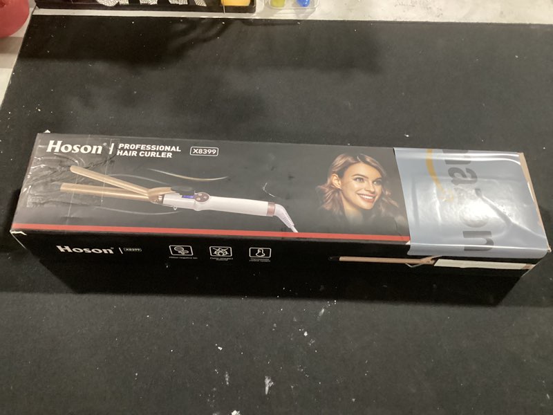 Condition photo showing Good Condition for 3/4 Inch Curling Iron Professional, Ceramic Tourmaline Curl Wand Barrel, Hair Curler Iron for Short 