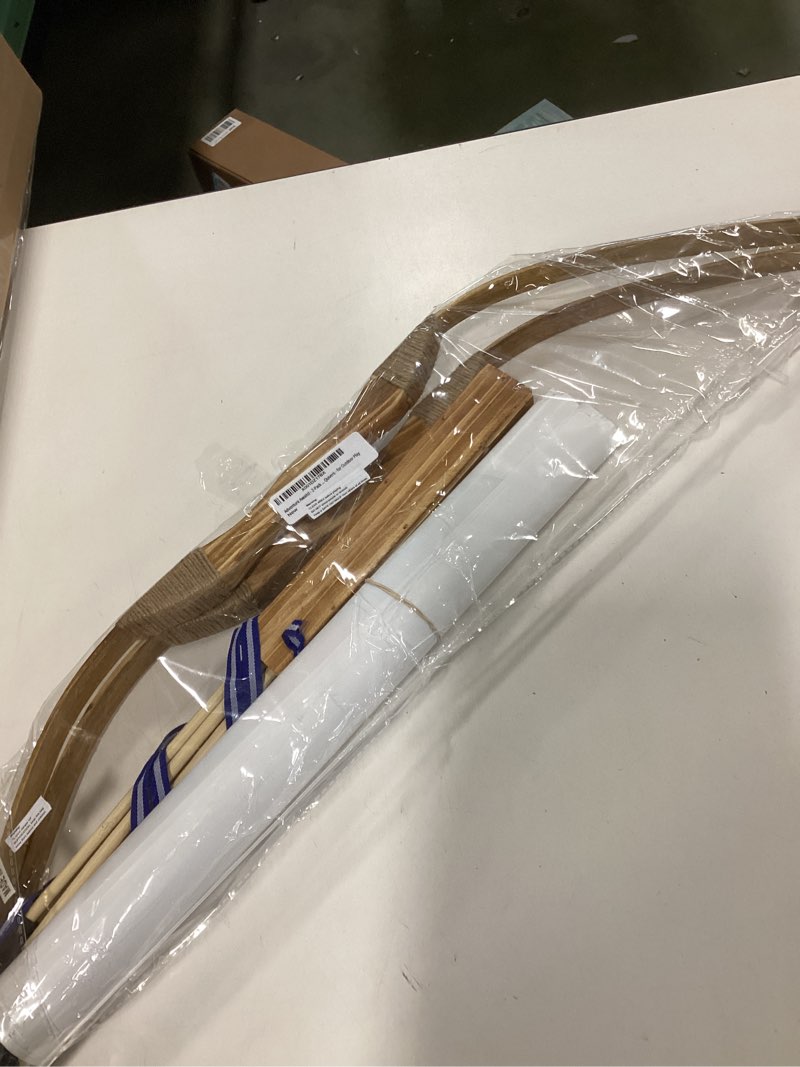 Condition photo showing Good Condition for Adventure Awaits - 2-Pack Handmade Wooden Bow and Arrow Set - 20 Wood Arrows and 2 Quivers - for Outdoor Play