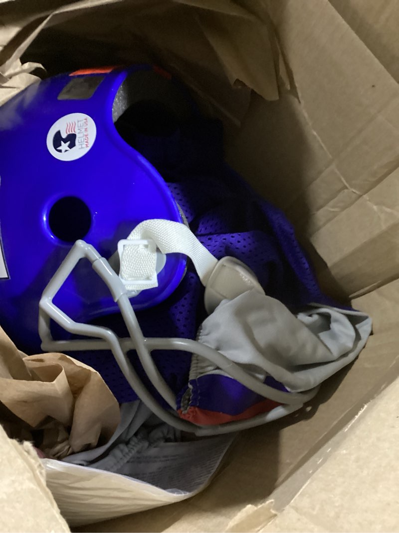 Condition photo showing Good Condition for Franklin Sports NFL Kids Football Uniform Set - NFL Youth Football Costume for Boys & Girls New York Giants Large