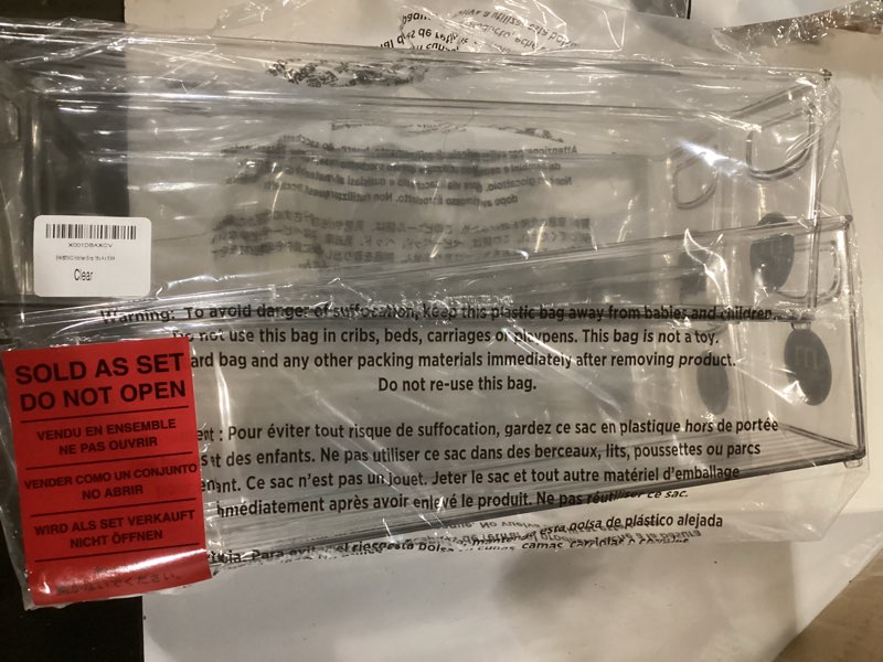 Condition photo showing New/Like New for MDesign Kitchen Food Storage Plastic Storage Box