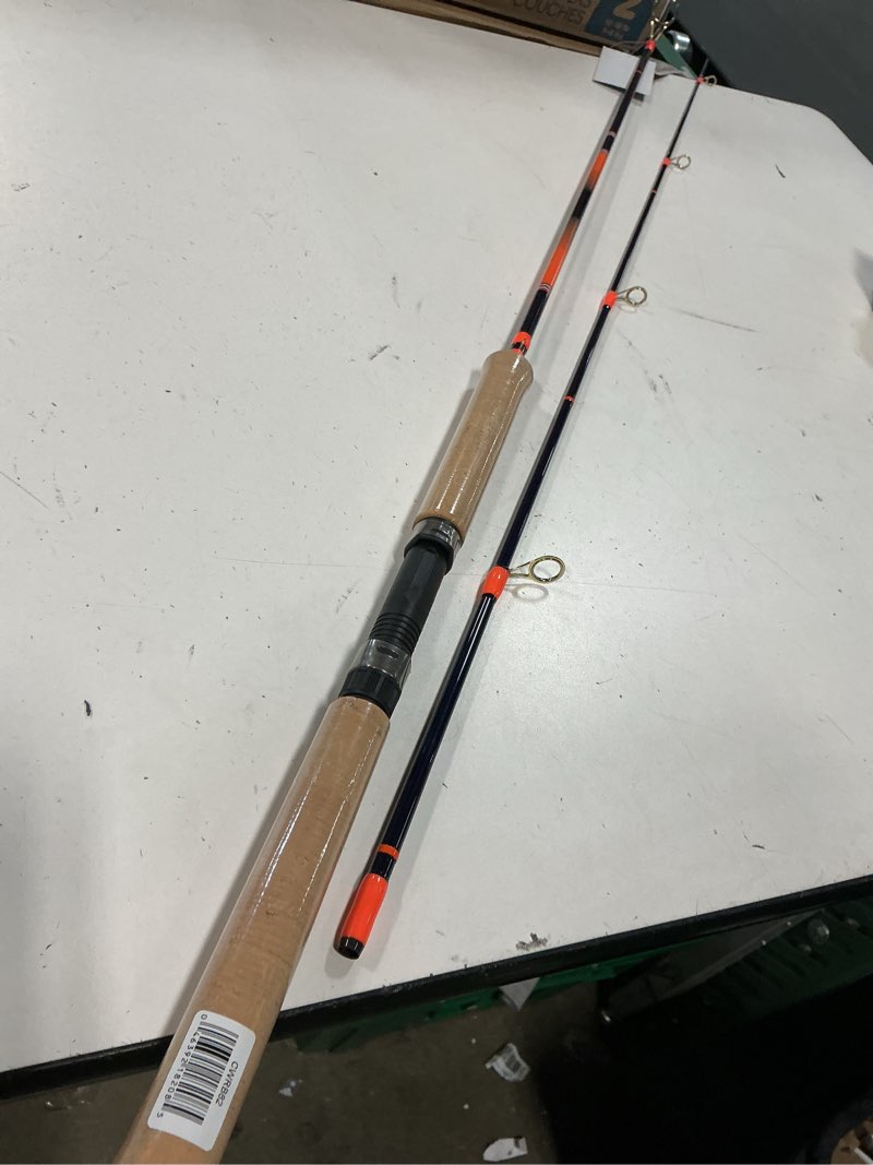Condition photo showing New/Like New for b'n'mbnm russ bailey crappie wizard rod 2pc. 8ft black