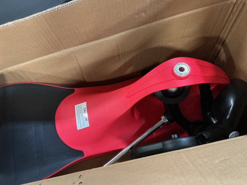 Condition photo showing Good Condition for Wiggle Car - Ride on Toy for Ages 3 and Up - Toddler Ride on Toys with no Batteries, Gears, or Pedals Just Twist, Wiggle, and Go by Lil’ Rider (Red)