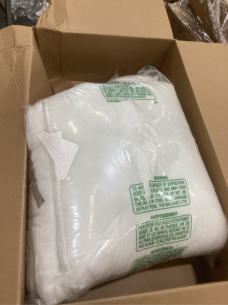 Condition photo showing As Is for phantoscope pillow inserts, hypoallergenic 100% virgin fiber square form microfiber throw pillow inserts, couch bed pillows 45x45 cm, 18x18 inch (pack of 4) 18x18 inch 4