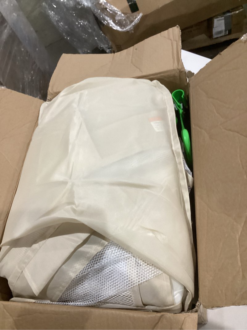 Condition photo showing As Is for fodoss baby playpen, 71x47inch large playpen for babies and toddlers, indoor & outdoor play yard, baby fence play area beige 71x47 inch