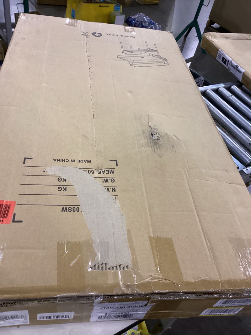 Condition photo showing Good Condition for 4 Ft Folding Party Ice Cooler Table with Extra Storage Shelf, Two-Tier Ice Bin Table with Skirt&Drain for Food Drinks Beverages, Chilling Tables Cooler Server for Party, Picnic, Camping, Wedding, BBQ