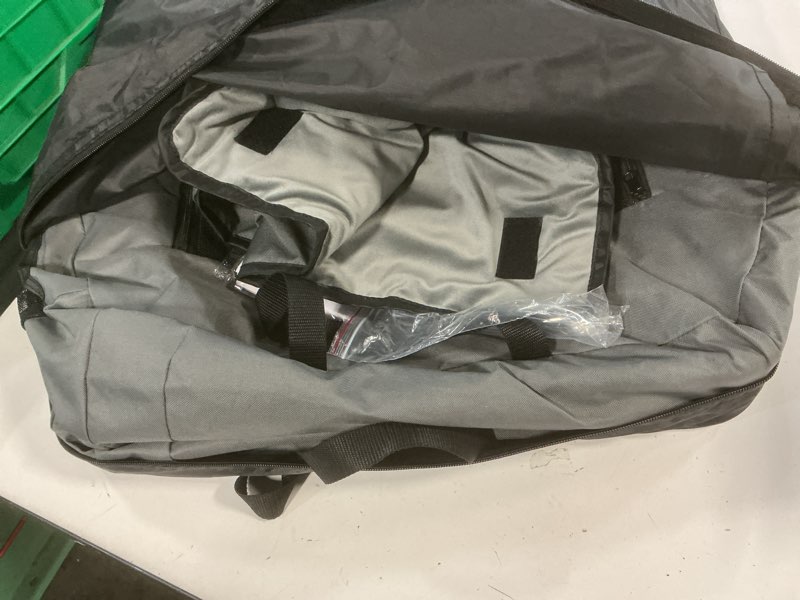 Condition photo showing As Is for Extra Large Cat Carrier for Large and Medium Cats for 2 Cats, Portable Soft Sided Puppy Pet Carrier for Traveling, Indoor and Outdoor Uses, PVC Pipe Frame, 600D Oxford, 39" x 23" x 22" GRAY