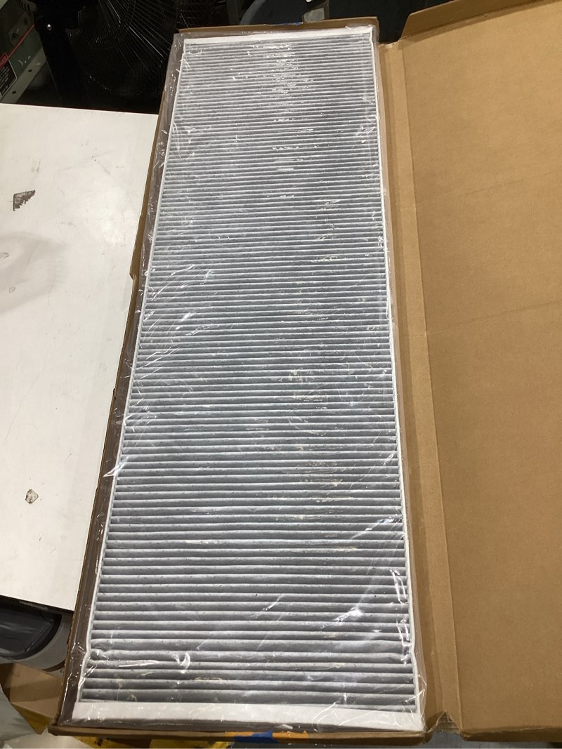 Condition photo showing New/Like New for front cabin air filter with activated charcoal for tesla model x 2016-2023