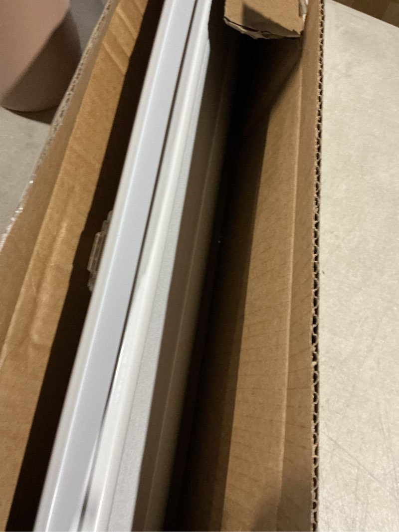 Condition photo showing As Is for YIIBAII Mini Blinds Suitable for 37" W x 64" H Windows 1" Aluminum Horizontal Venetian Blinds Darkening with Rope and Pole can Mounted Inside or Outside White 37"W x 64"H