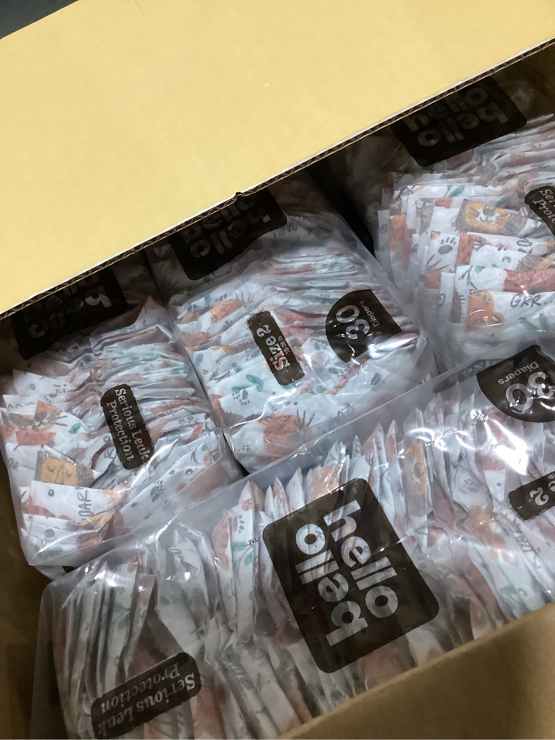 Hello Bello Diapers, Size 2 (10-16 lbs) Wild Cats, 120 Count Value Pack of Premium Disposable Baby D