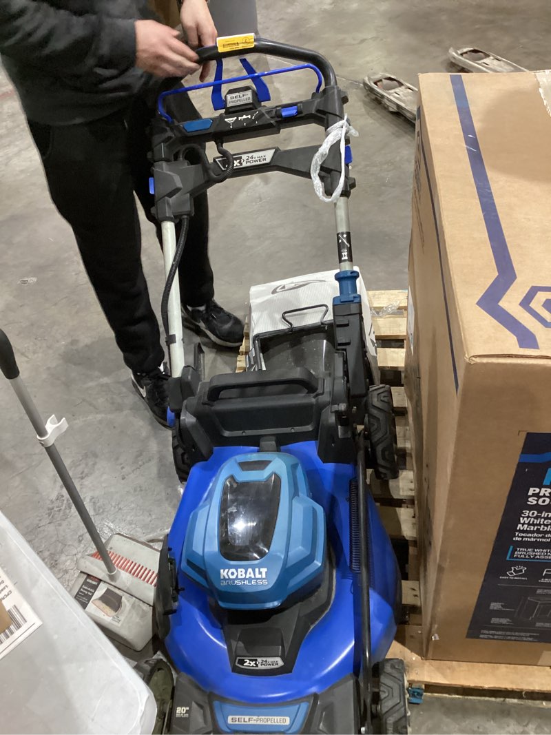 self propelled kobalt brushless 2x 24v max power