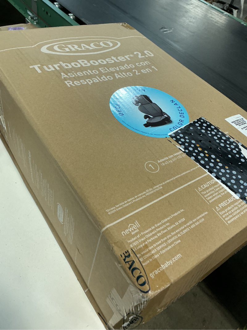 Condition photo showing New/Like New for graco turbobooster 2.0 highback booster car seat, declan