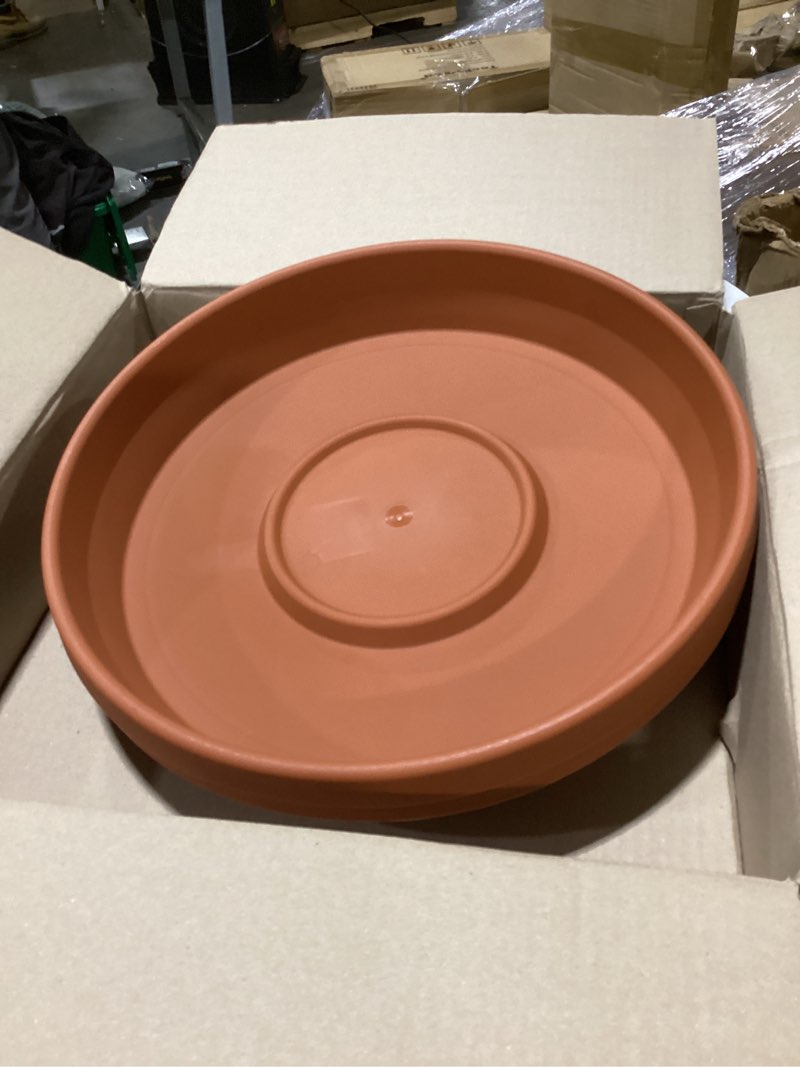Condition photo showing Good Condition for 2pc bloem terra plant saucer tray plastic for planters size 17-20