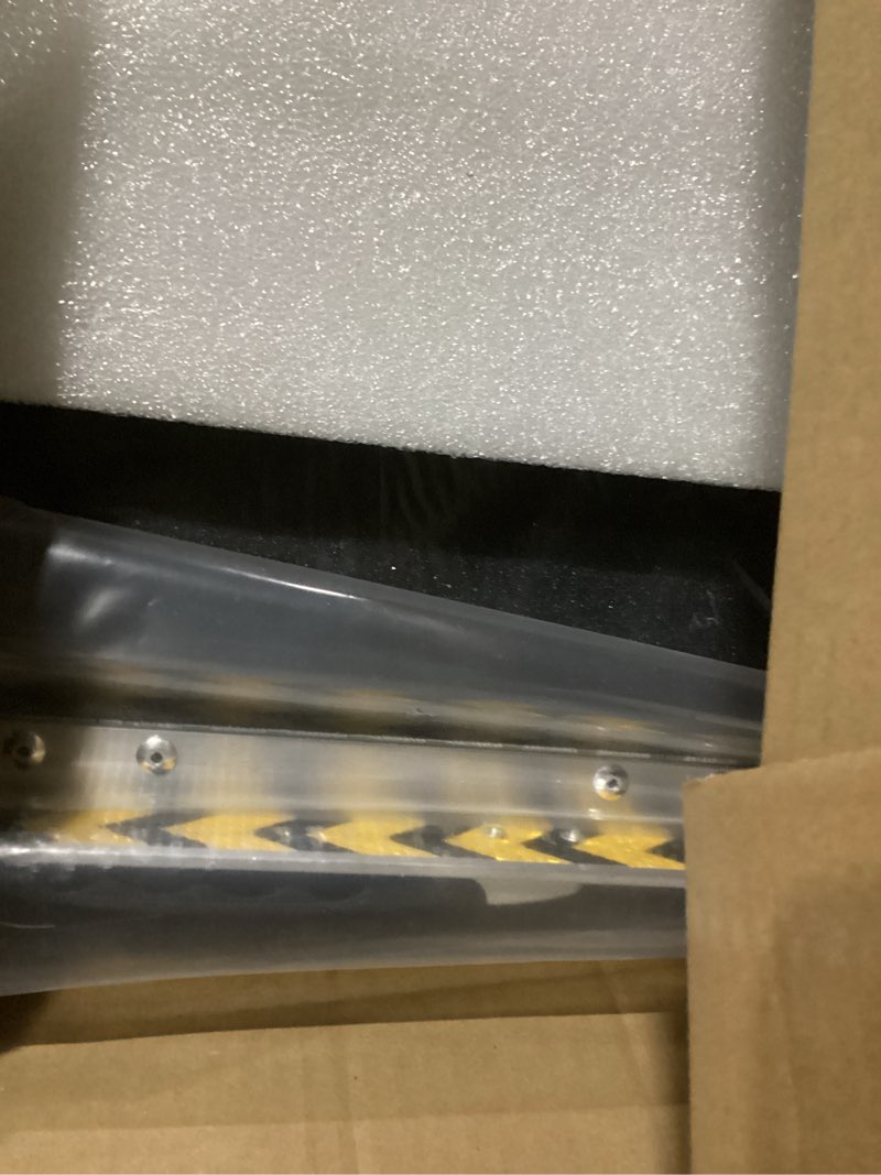Condition photo showing Good Condition for vnn portable wheelchair ramp 8ft, seamless non-slip aluminum ramps for wheelchairs for home, handicap wheelchair ramps for home steps, aluminum loading dock plates aluminum 8ft (usable height 8-24 inch)