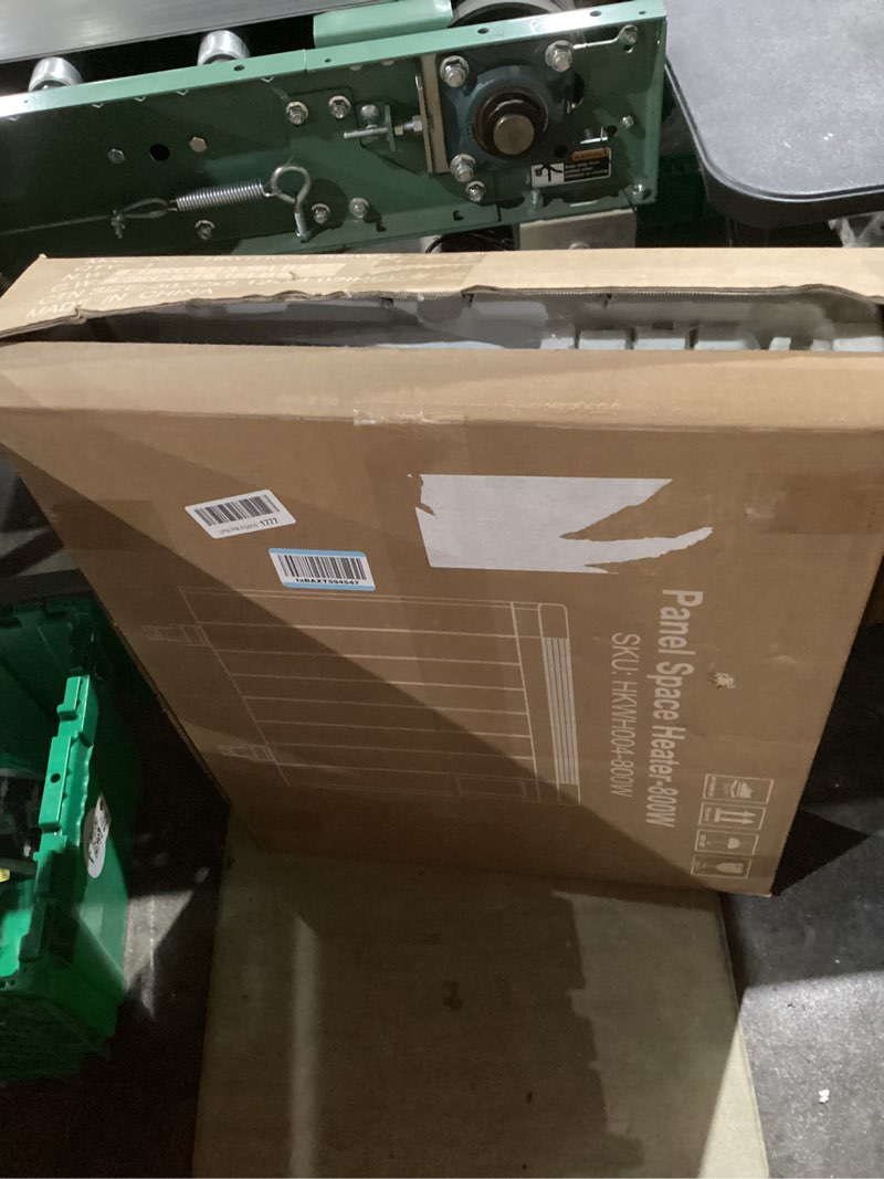 Condition photo showing Good Condition for 800W Plug-in Convection Electric Panel Wall Heaters for Indoor Use, Quiet Fan-Less Design, Freestanding/Wall Mount Space Heater with Adjustable Thermostat, 24H Timer, Digital Display(White)