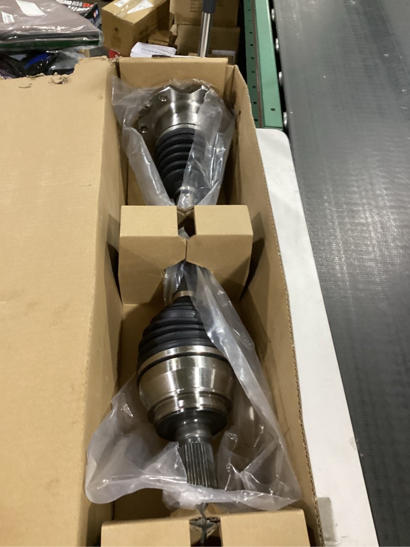 Condition photo showing New/Like New for Front CV Axle Shaft Assembly Replacement. Not sure what made and model this goes to.