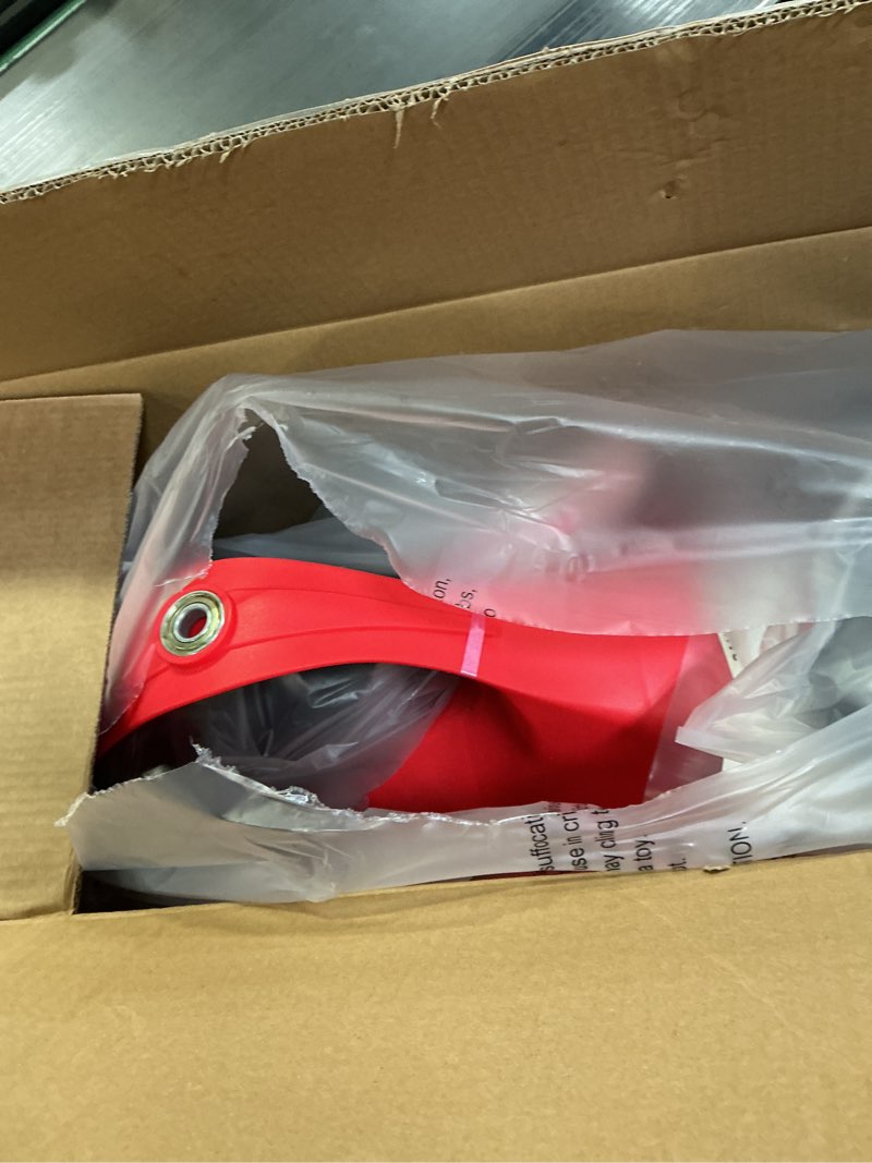 Condition photo showing New/Like New for wiggle car - ride on toy for ages 3 and up - toddler ride on toys with no batteries, gears, or pedals just twist, wiggle, and go by lil’ rider (red) red and black
