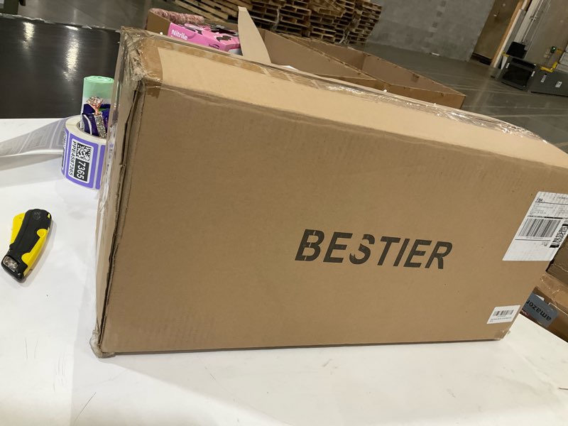 Condition photo showing Good Condition for Bestier Modern Matte Black 3-Light Bath Bathroom Vanity Wall Mounted Light Wall Sconce 3 E26 LED Bulbs Required Length 21.7 inch Width 7 inch Height 8.3 inch