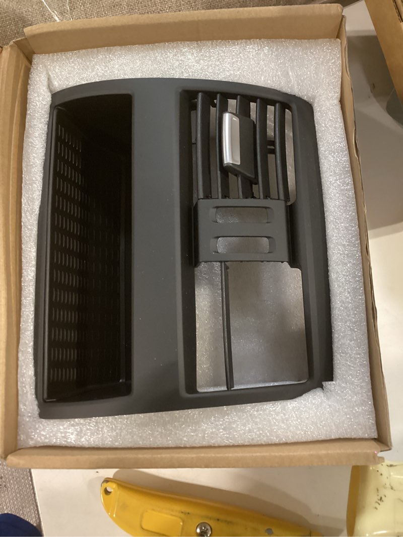 Condition photo showing As Is for jaronx for bmw 5 rear air grille, upgraded ac vent replacement interior rear console air vent grille (fits:bmw f10/f11 520 523 525 528 530 535 550 2010-2016)