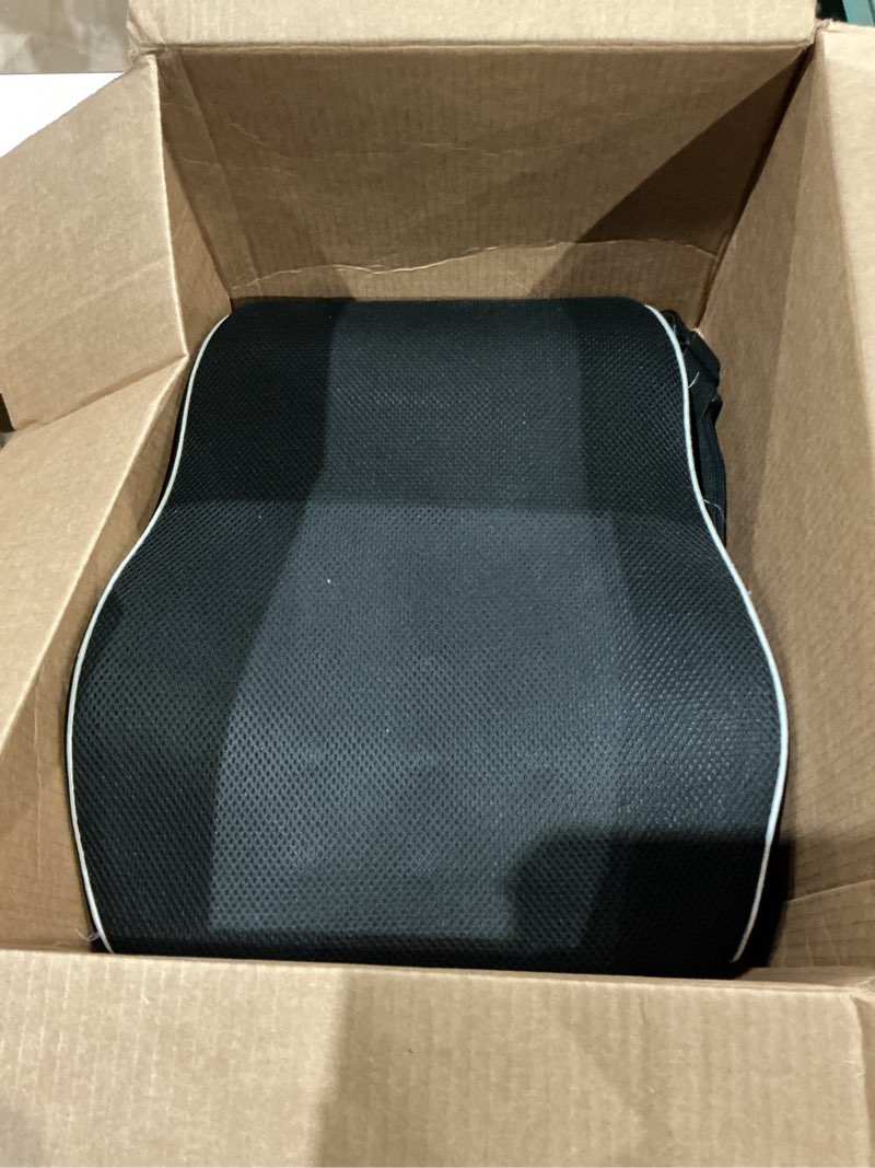 Condition photo showing As Is for lumbar support pillow for office chair and car seat,back support for office chair cushion,adjustable straps securely fixed car lumbar support pillow (beige, for office chiar) beige for office chiar