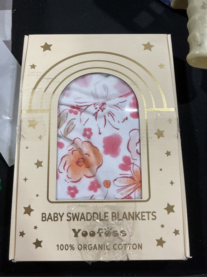 Condition photo showing New/Like New for Yoofoss Baby Swaddles for Newborns 100% Organic Cotton, Adjustable Swaddle 0-3 Months 2 Zippers Newb