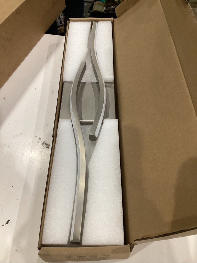 Condition photo showing Good Condition for joossnwell brushed nickel bathroom vanity lights fixtures over mirror 5cct dimmable bathroom light fixture modern vanity lighting bar led bath vanity light 23 inch wall lamp brushed nickel 23 inch long