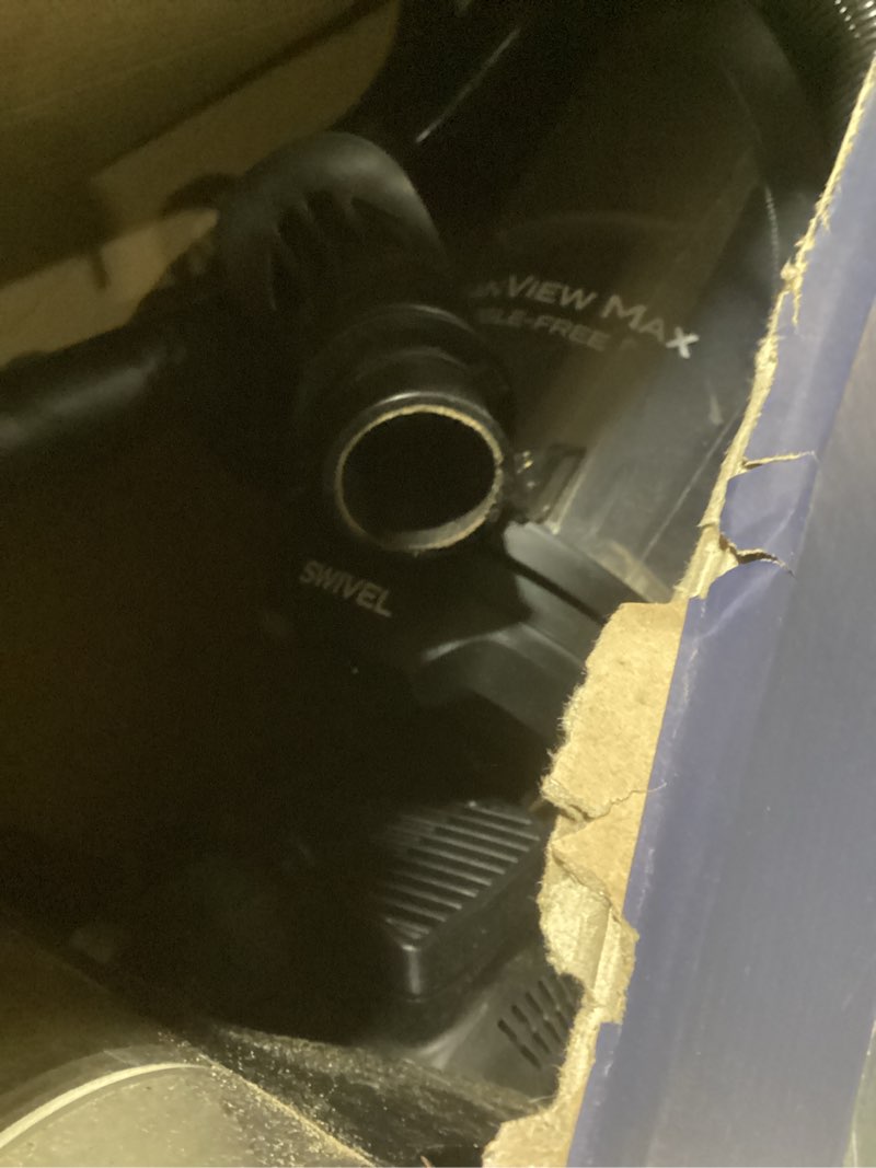 Condition photo showing As Is for bissell cleanview max tangle-free with led headlights, active extension wand, tangle-free brush roll, included pet tools, 4072l