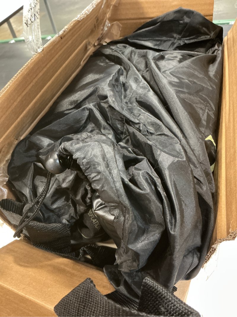 Condition photo showing New/Like New for King Koil Luxury Air Mattress Queen with Built in Pump, Integrated Premium Pillow Inflatable Airbed for Guests, Camping & Home (Manufacturer Warranty) Black Queen