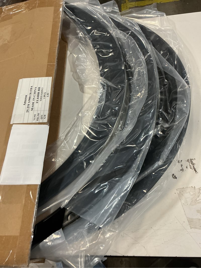 Condition photo showing Good Condition for BLACKHORSE-RACING 4PCS Universal Fender Flares 2"/50mm Wide Body Kit Wheel Arches Durable PU 790mm x 320mm x 50mm*2 + 790mm x 320mm x 50mm*2