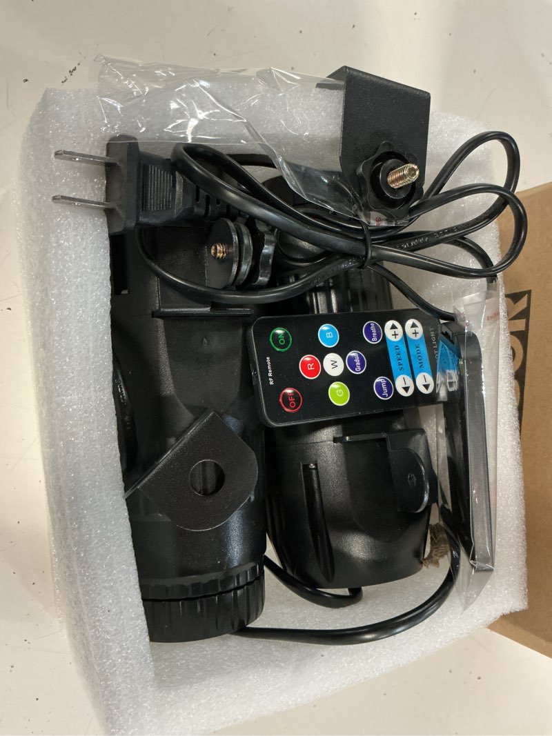 Condition photo showing Good Condition for led pinspot light, czgor 15w disco ball spotlight, rgbw 4 in 1 mirror ball lights with remote control, super bright led pin spot light for parties dj club bar wedding, rgbw, 2 pack 2 rgbw