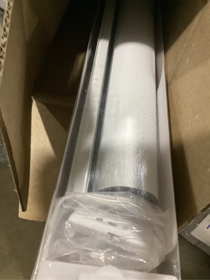 Condition photo showing Good Condition for cordless roller shades velaform (35" w x72 h, white), spring retract | cordless safe design, kid & pet friendly. blocks uv rays. multiple sizes & colors available, smooth quiet operation. white 35"w x 72"h