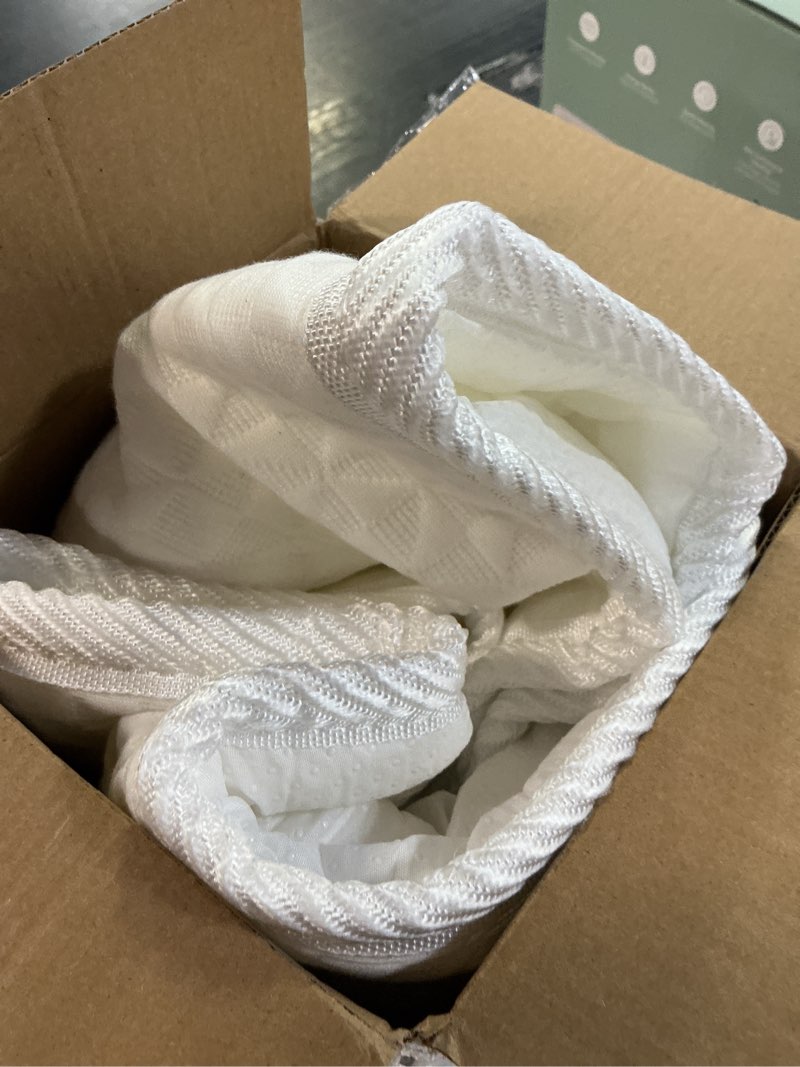 Condition photo showing Good Condition for greaton, 80” bed bridge pad | twin xl to king mattress converter kit | gap filler for adjustable mattresses | good for guests stay overs & family room, white white twin xl to king