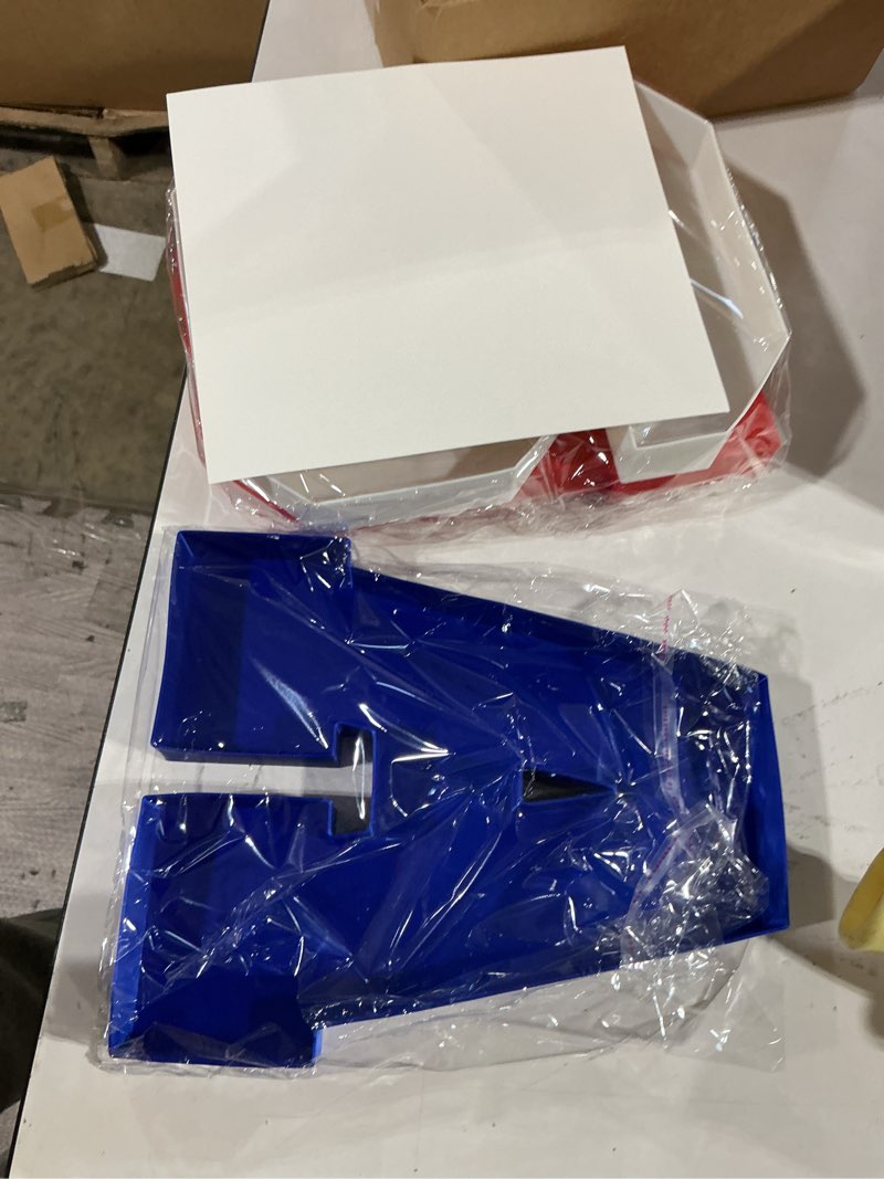 Condition photo showing Good Condition for plastic fillable letter charcuterie box, 10in reusable alphabet shaped tray for usa independence day, party decorative serving plates display candy (letter usa)