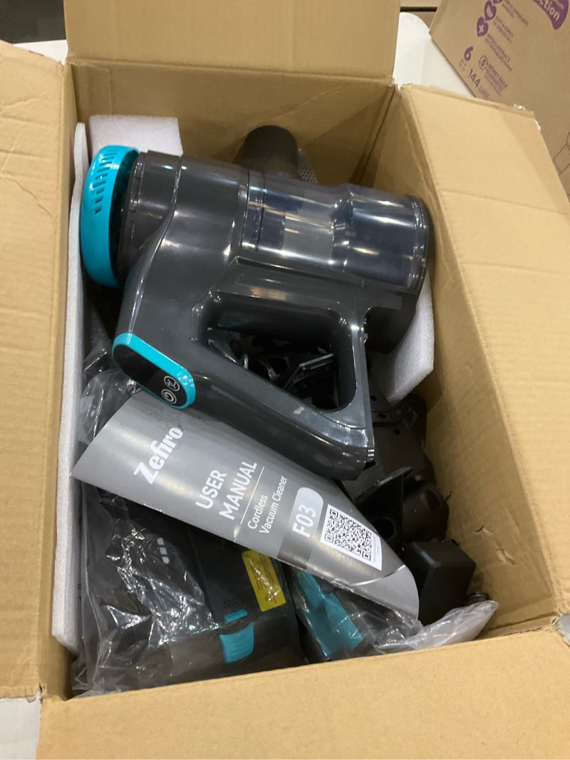 Zefiro cordless vacuum cleaner