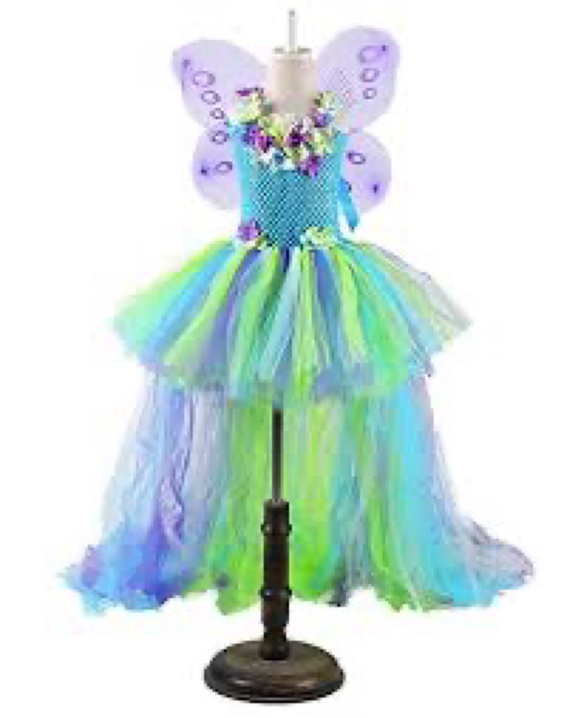 Tutu Dreams Green Fairy Costume for Girls Renaissance Faire Angel Dress Fancy Fairy Sets with Wings 
