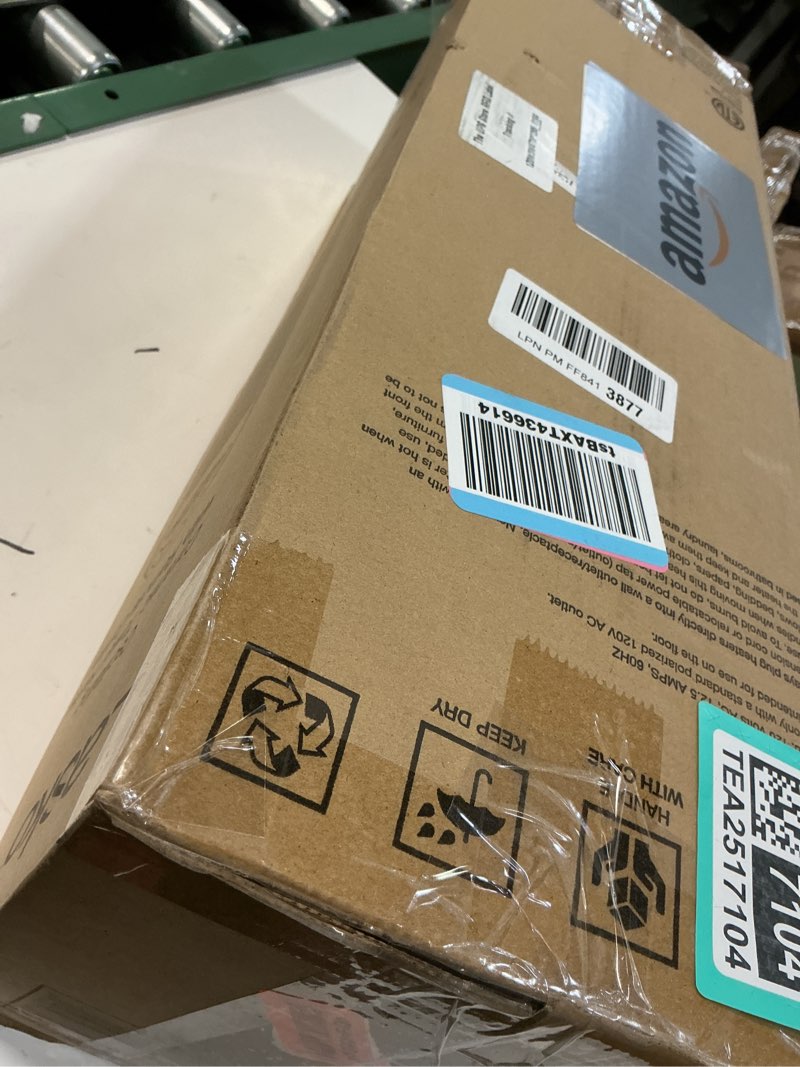 Condition photo showing Good Condition for Lasko Tower Space Heater Indoor, Compact Electric Heaters for Indoor Use, Small Space Heater with Remote, Ideal Lasko Space Heaters for Indoor Use, 22.5 Inches, Grey/Black, 1500W, 751320 Grey/Black Heater