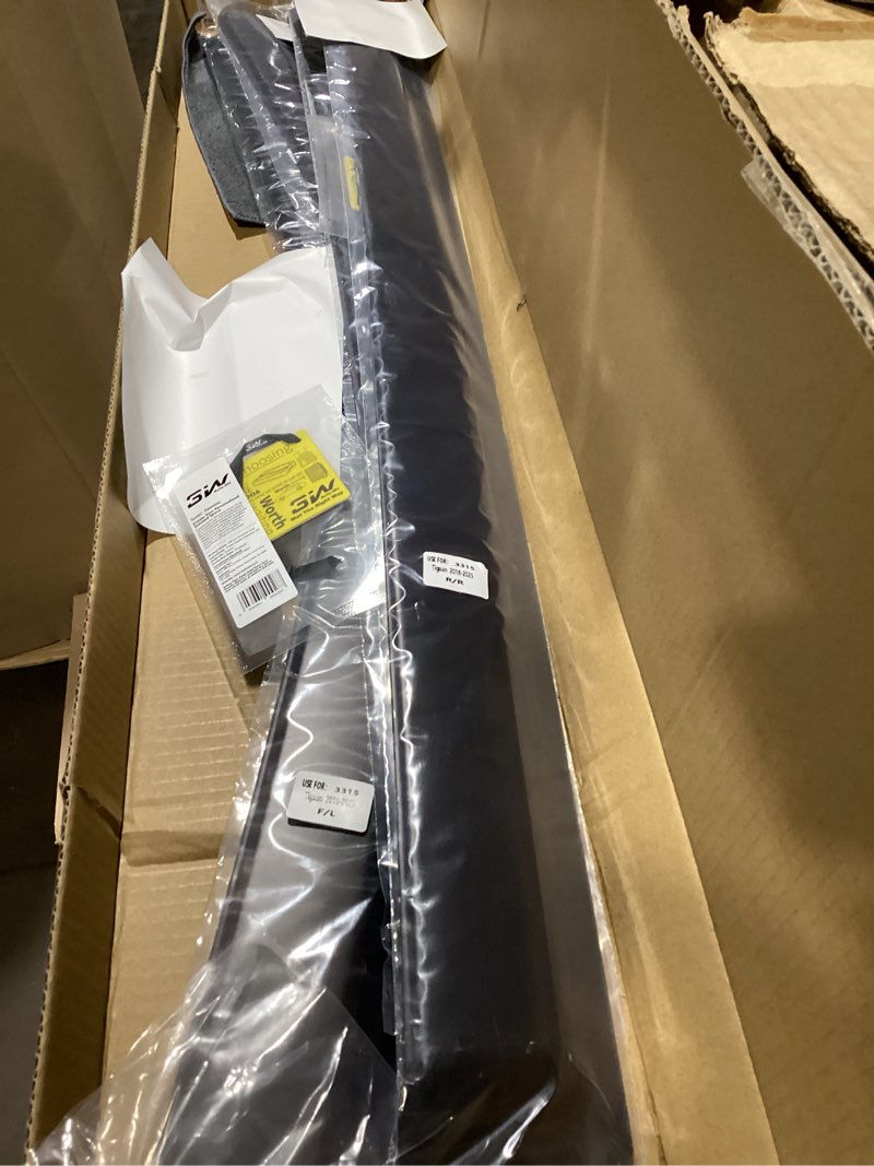 Condition photo showing New/Like New for YLSCOO Window Visors Rain Guards Compatible with 2018-2024 Volkswagen Tiguan, Out-Channel Side Window Wind Deflectors Vent Shades Accessories, Dark Smoke 4 Pcs, 2019 2020 2021 2022 2023