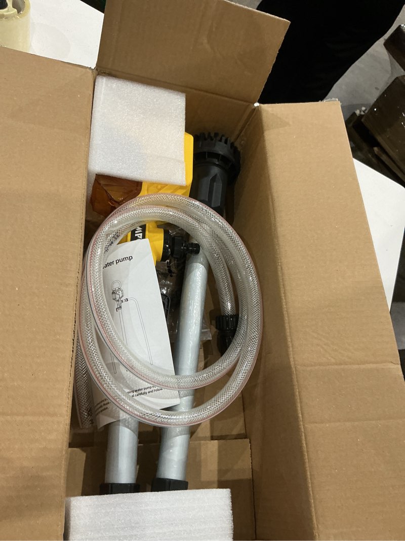 Condition photo showing Good Condition for 720gph cordless stick water transfer pump compatible with dewalt 20v max battery (tool only), 32ft lift, portable sump pump submersible utility pump for garden basement pond rv pool boat well