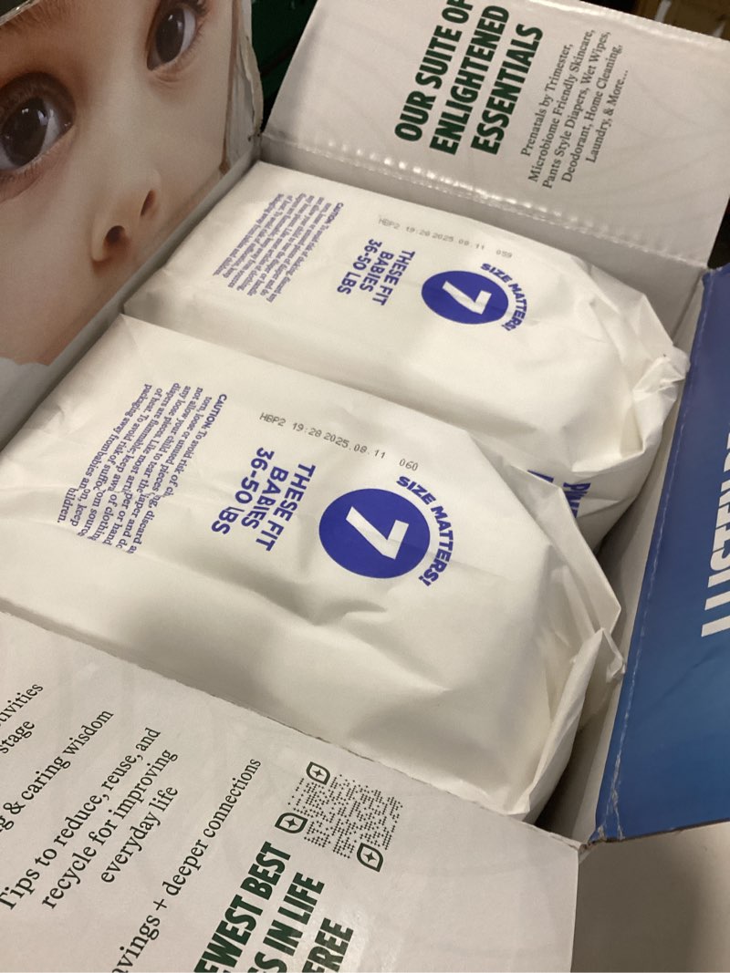 Condition photo showing Good Condition for SmartyPants Pull Up Style Diapers | EWG Verified Safe & Plant-Based | Quilted 360 Waistband, Super Absorbent for Overnight Leak Protection | Training Pants by HealthyBaby | Size 7 (30 Count) Size 7 (36-50 Pound)