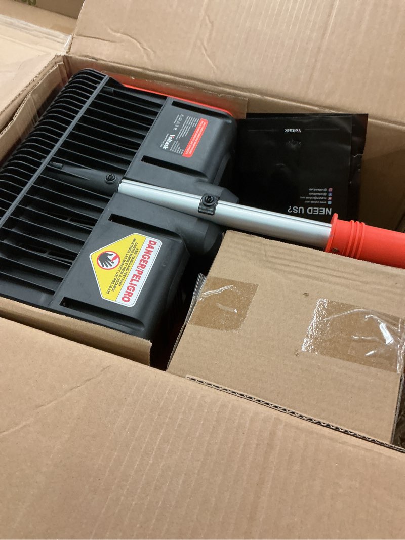 Condition photo showing As Is for VOLTASK Cordless Snow Shovel, 24V | 13-Inch | 4-Ah Cordless Snow Blower, Battery Snow Blower with Directional Plate & Adjustable Front Handle (4-Ah Battery & Quick Charger Included)