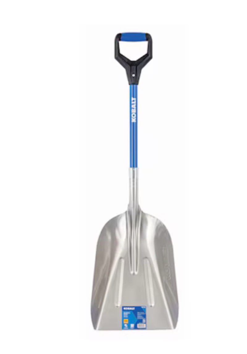 kobalt 18-in fiberglass d-handle scoop