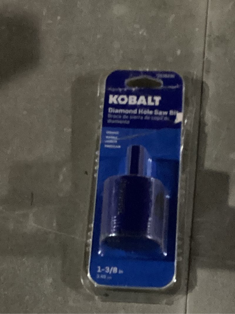 kobalt 1-3/8-in wet/dry diamond core drill bit for stone item #2636230 | model #hs1-38