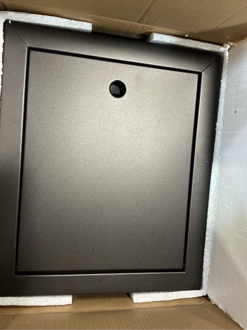 Condition photo showing Good Condition for aquazilla metal garden hose reel deck box, durable steel garden hose storage box cabinet, 150ft 5/8" garden hose capacity. - hose guide manual rewind, no-leak aluminum water connections