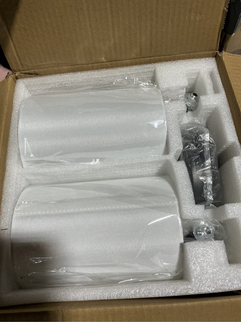 Condition photo showing Good Condition for Battery Operated Wall Sconces Set of Two,Wireless Rechargeable Wall Light With Remote Control, Dimmable, Amber Light/Warm White/Natural White/Daylight/RGB, Timer,for Living Room,Bedroom,Entryway,Black Black 20.6 Inch