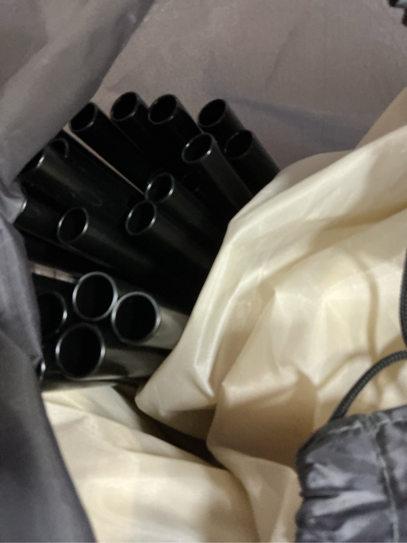 Condition photo showing As Is for Fodoss Baby Playpen, Upgrade Playpen for Babies and Toddlers, 47x47inch Beige Play Pen for Babies with Hand Pulling Ring, Play Pen Center for Kids,Baby Fence,Kids Playards