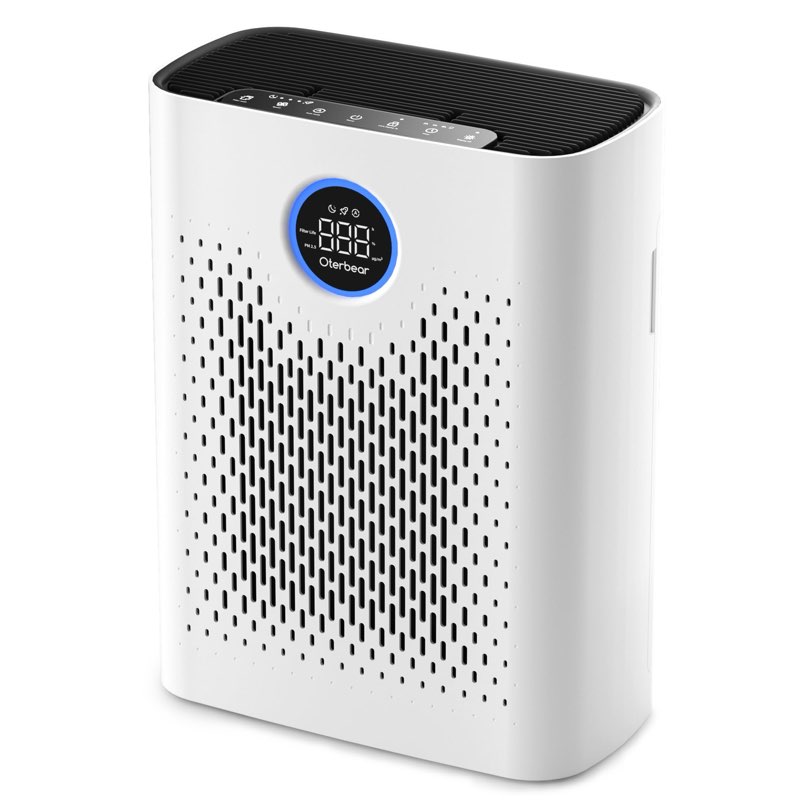 air purifiers for home pets up to 3000ft², h14 hepa large room air purifier with pm2.5 air quality m
