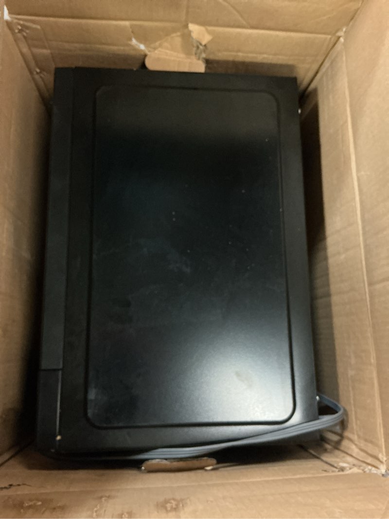 Condition photo showing As Is for mainstays 1.1 cu ft microwave oven in black