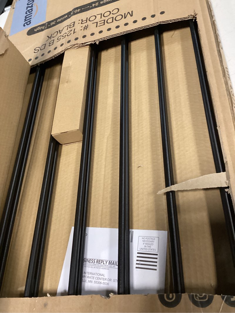 Condition photo showing Good Condition for Regalo 2-in-1 Extra Tall Easy Swing Stairway and Hallway Walk Through Baby Gate, Black 1 Count (Pack of 1) (40.5" W x 36" H) Black 24-40.5"W x 36"H