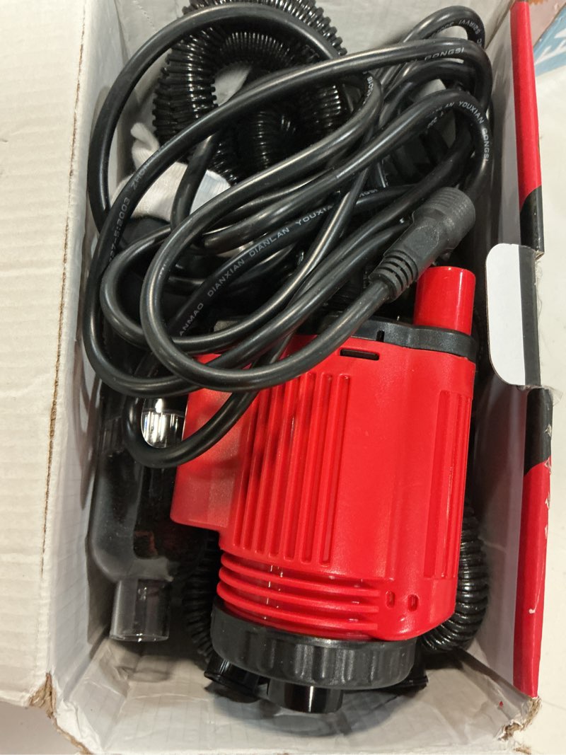 Condition photo showing Good Condition for aquarium gravel cleaner siphon kit, 6 in 1 automatic fish tank cleaning tools electric removable vacuum water changer for changing water/removing detritus/washing sands