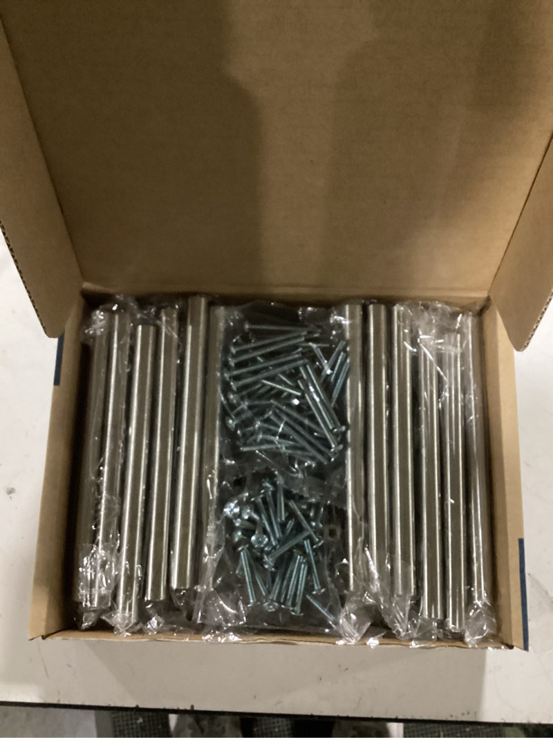 Style Selections 3-3/4-in , 96mm Center to Center Stainless Steel Cylindrical Handle Drawer Pull 25 